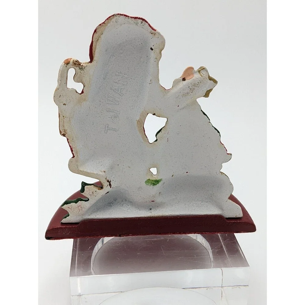 Midwest Cannon Falls Cast Iron Stocking Hanger Holder Santa Tree Candy Cane VTG‎